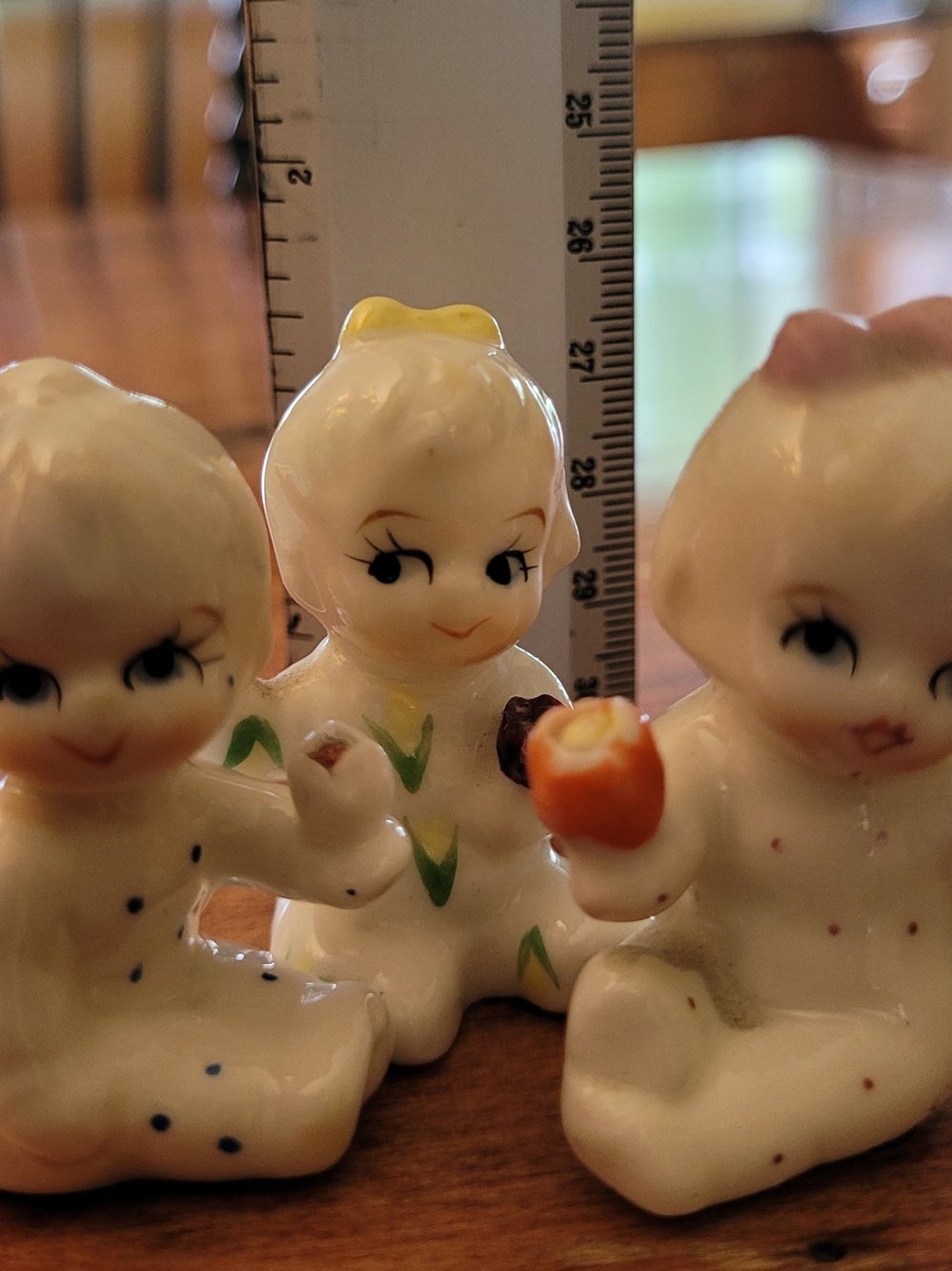 Vintage Porcelain Napcoware Trio -  With Hand-Painted Accents
